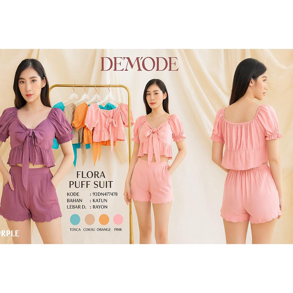 Flora Puff Suit (2 piece) (DN477+DN478)