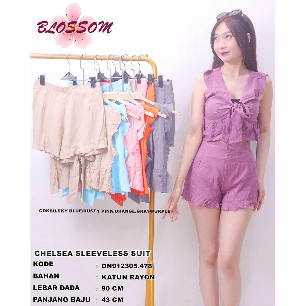 Chelsea Sleeveless Suit (2 piece) (DN478)