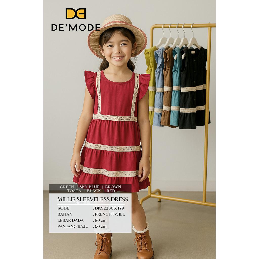 Millie Sleeveless dress (DK479)
