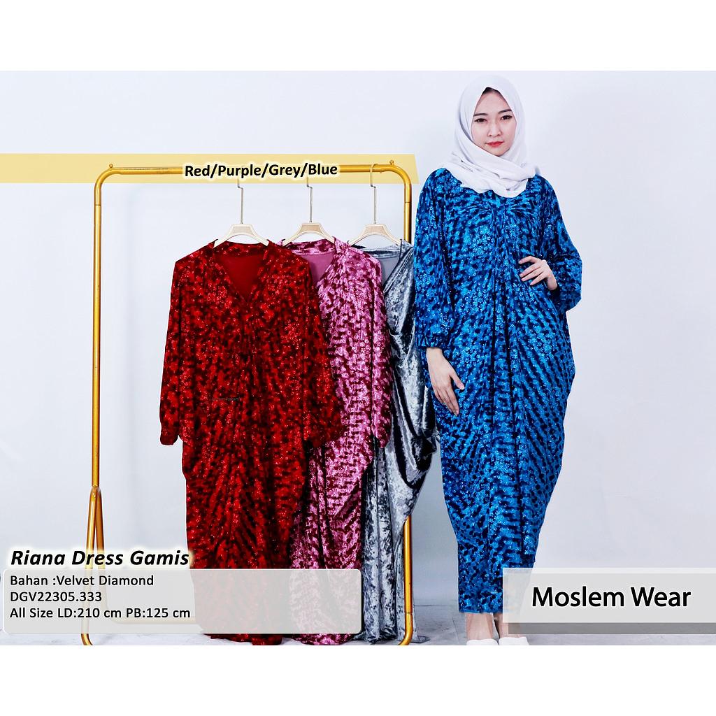 Riana dress Gamis (DG333)