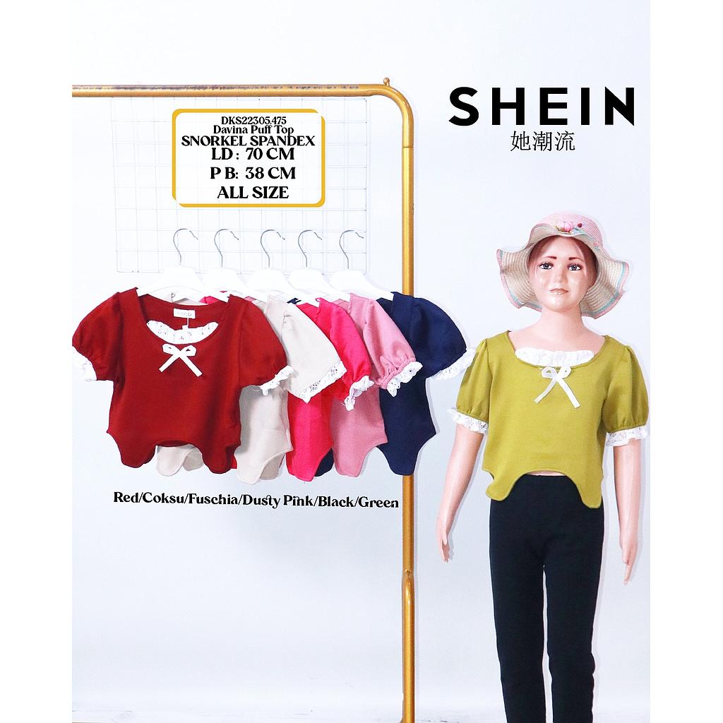 Davina puff top (DK475)