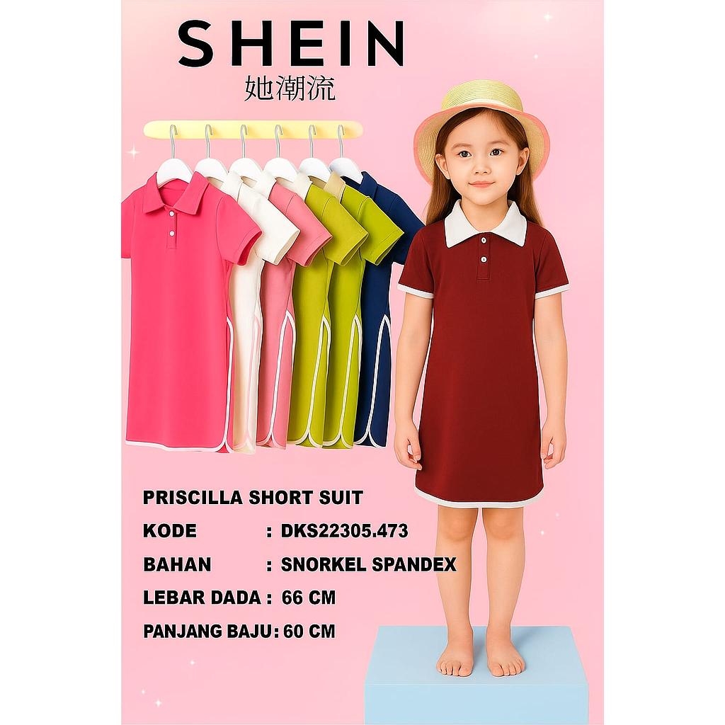 Priscilla Short dress (DK473)