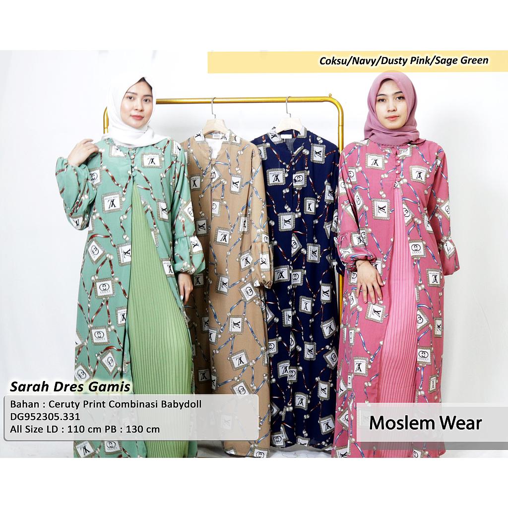  Sarah Dress Gamis  (DG331)