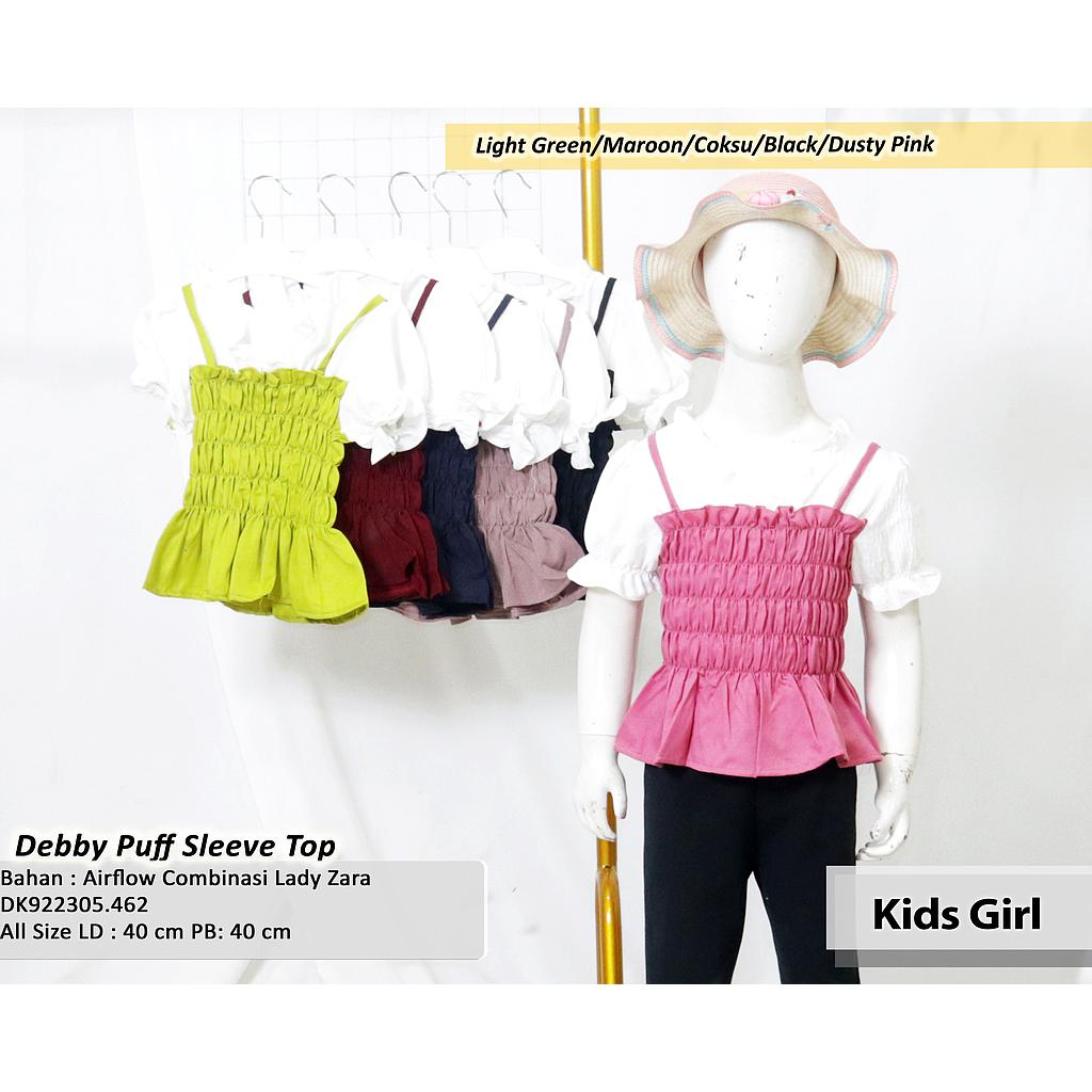  Debby puff sleeve top (DK462)