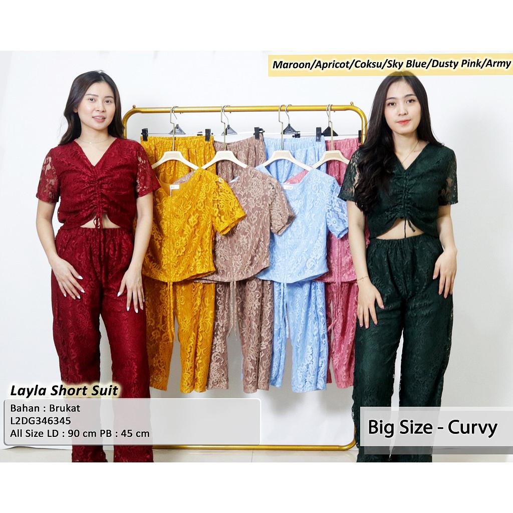 Layla short suit (2 piece)(DG346+DG345)