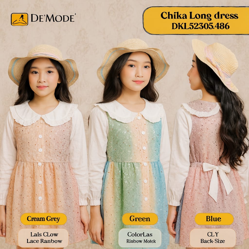 Adeline long dress (DK486)