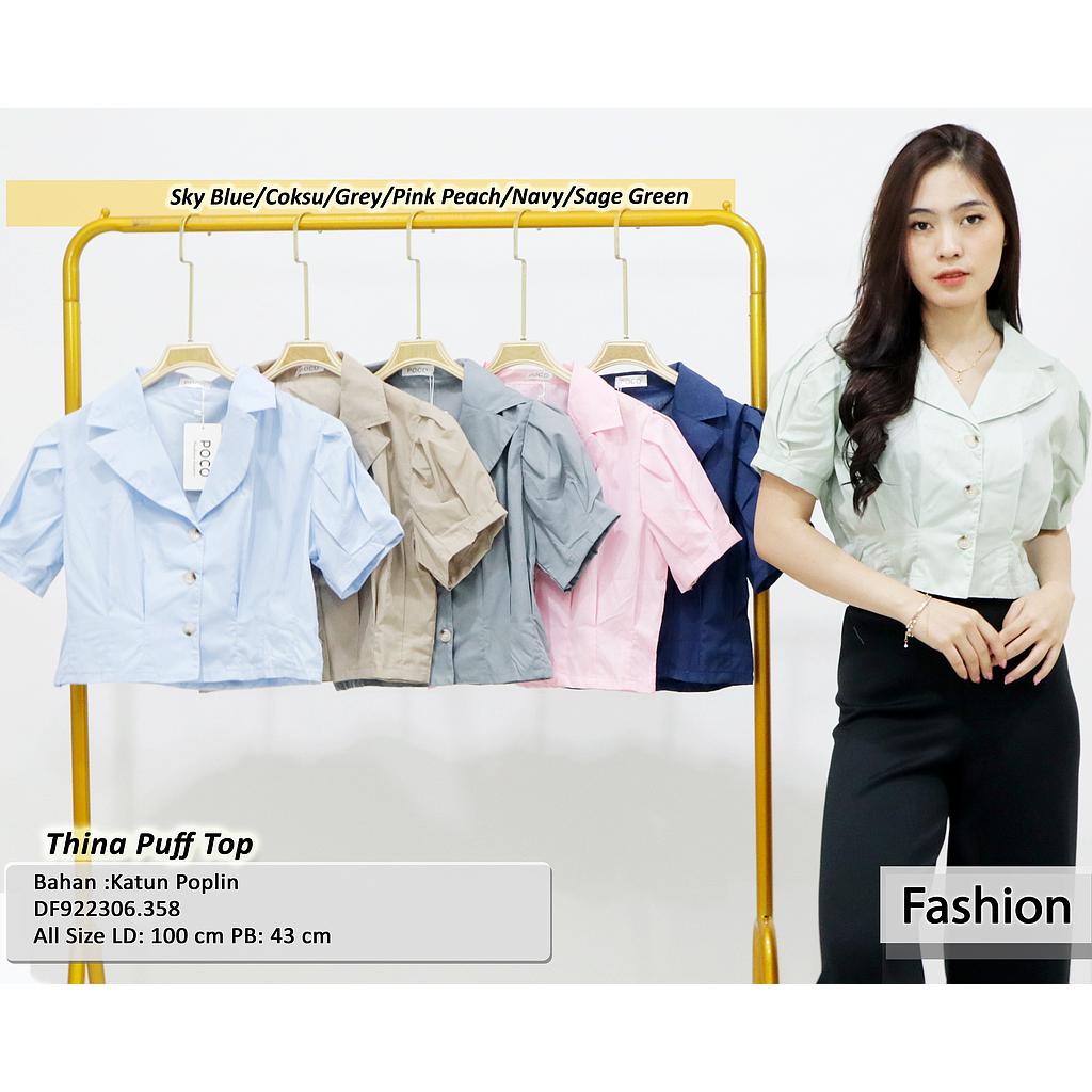 Thina puff top (DF358)