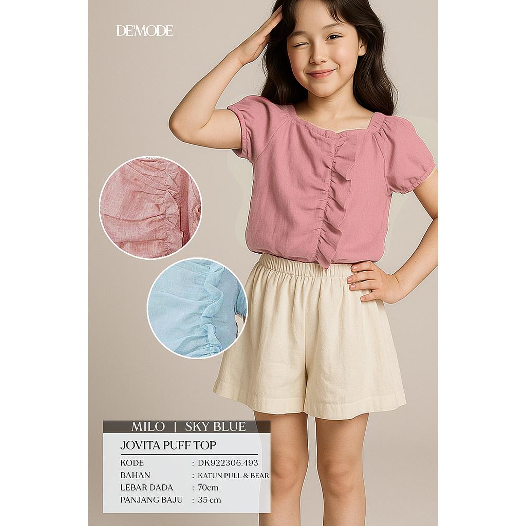  Jovita puff top (DK493)