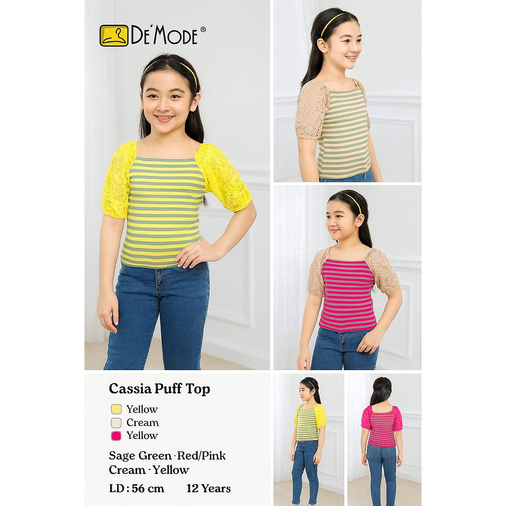 Cassia puff top  (DK035)