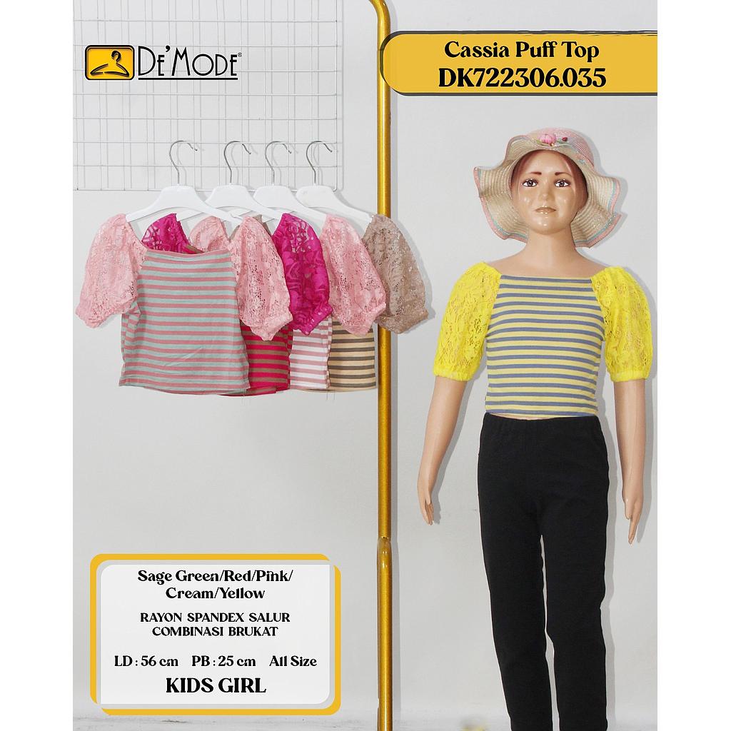 Cassia puff top  (DK035)