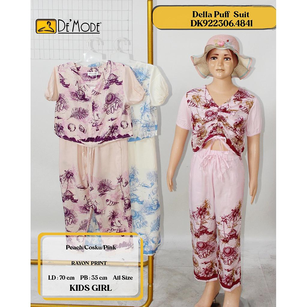 Della puff suit (DK484)