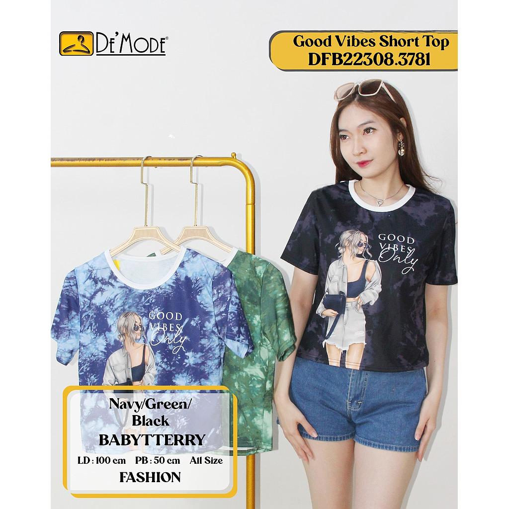 Good Vibes short Top (DF378)