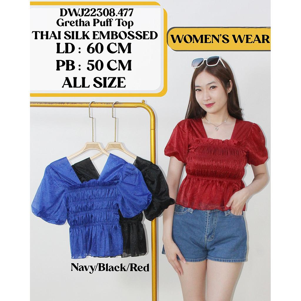 Gretha Puff Top (DW477)