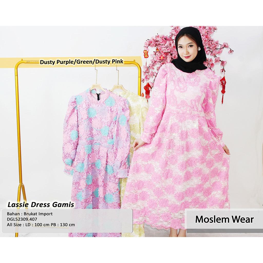 Lassie Dress Gamis (DG407)