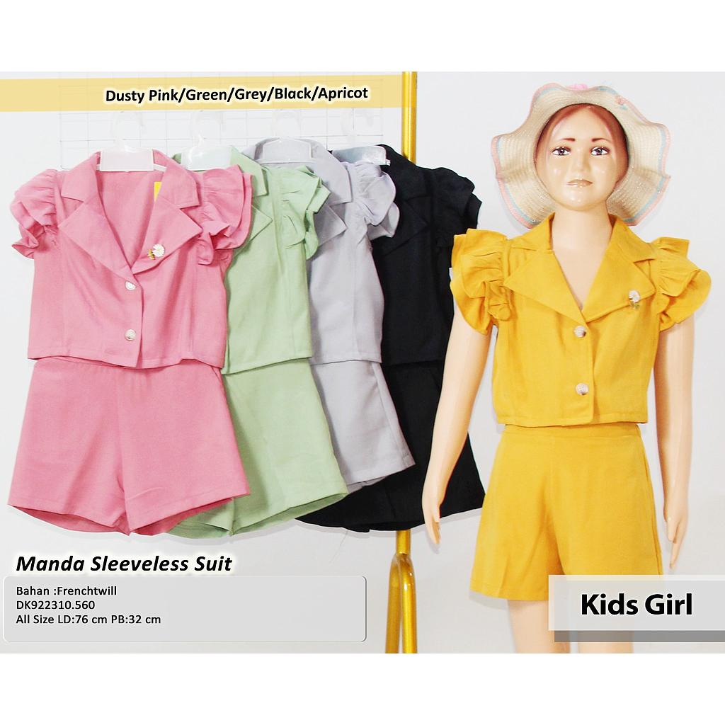 Manda sleeveless Suit(DK560)