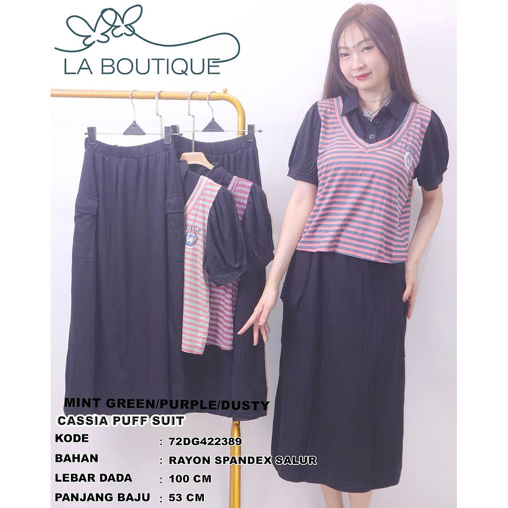 Cassia puff suit  (DG422+DF389)