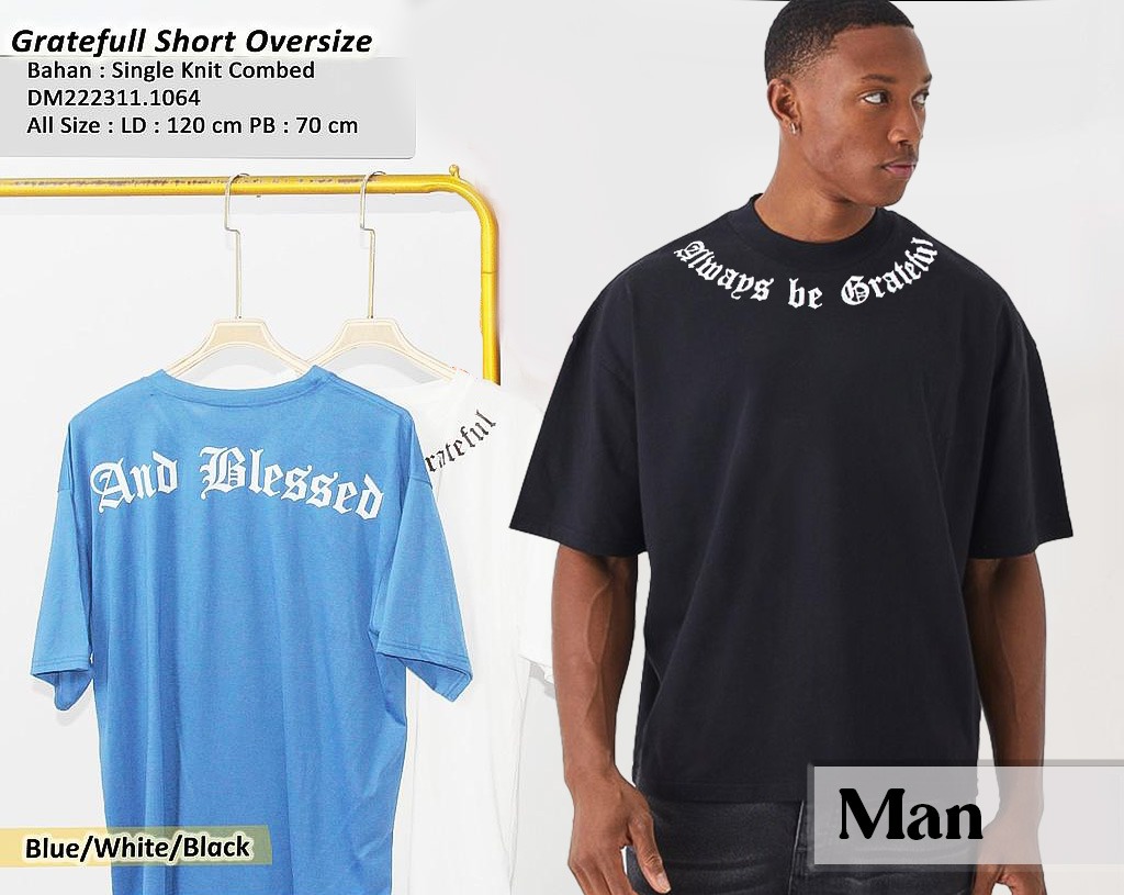 Gratefull short oversize  (DM106)