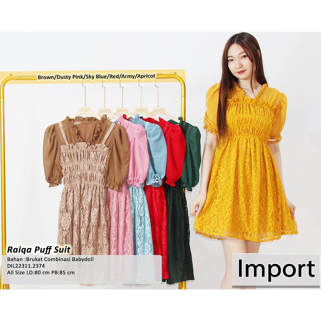 Raiqa puff dress (DI237)