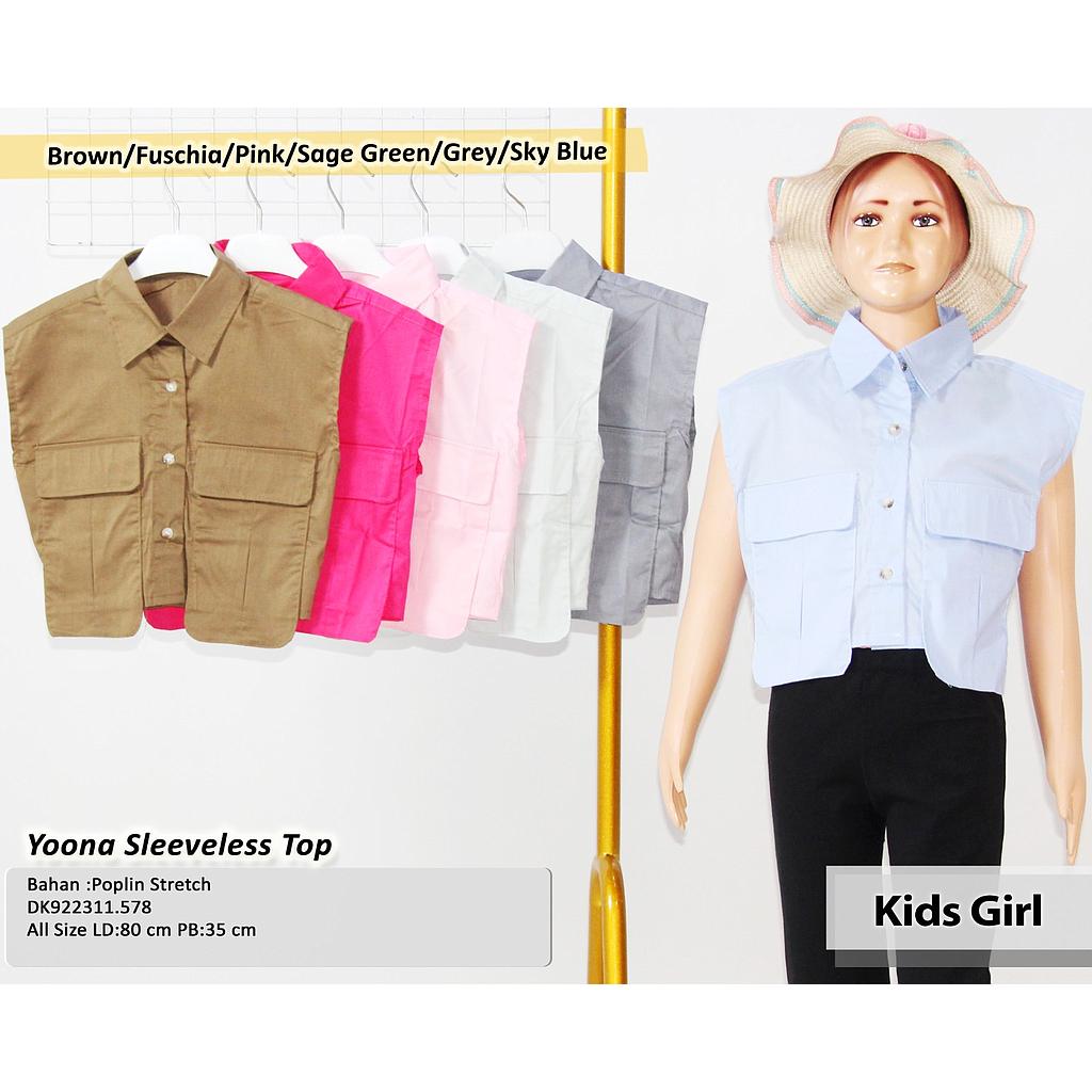 Yoona sleeveless top (DK578)