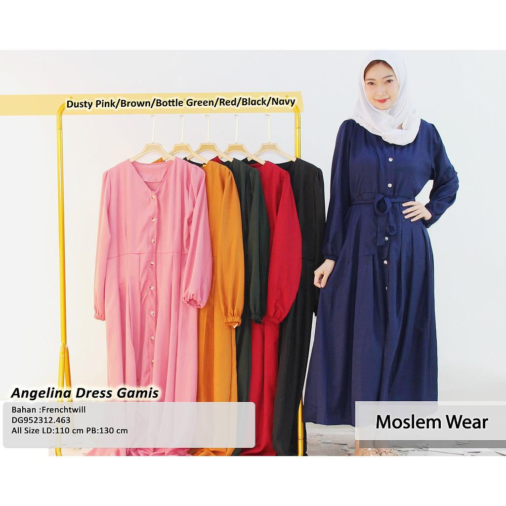 Angelina Dress gamis  (DG463)