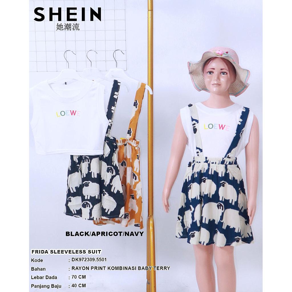 Frida sleeveless suit (DK550)