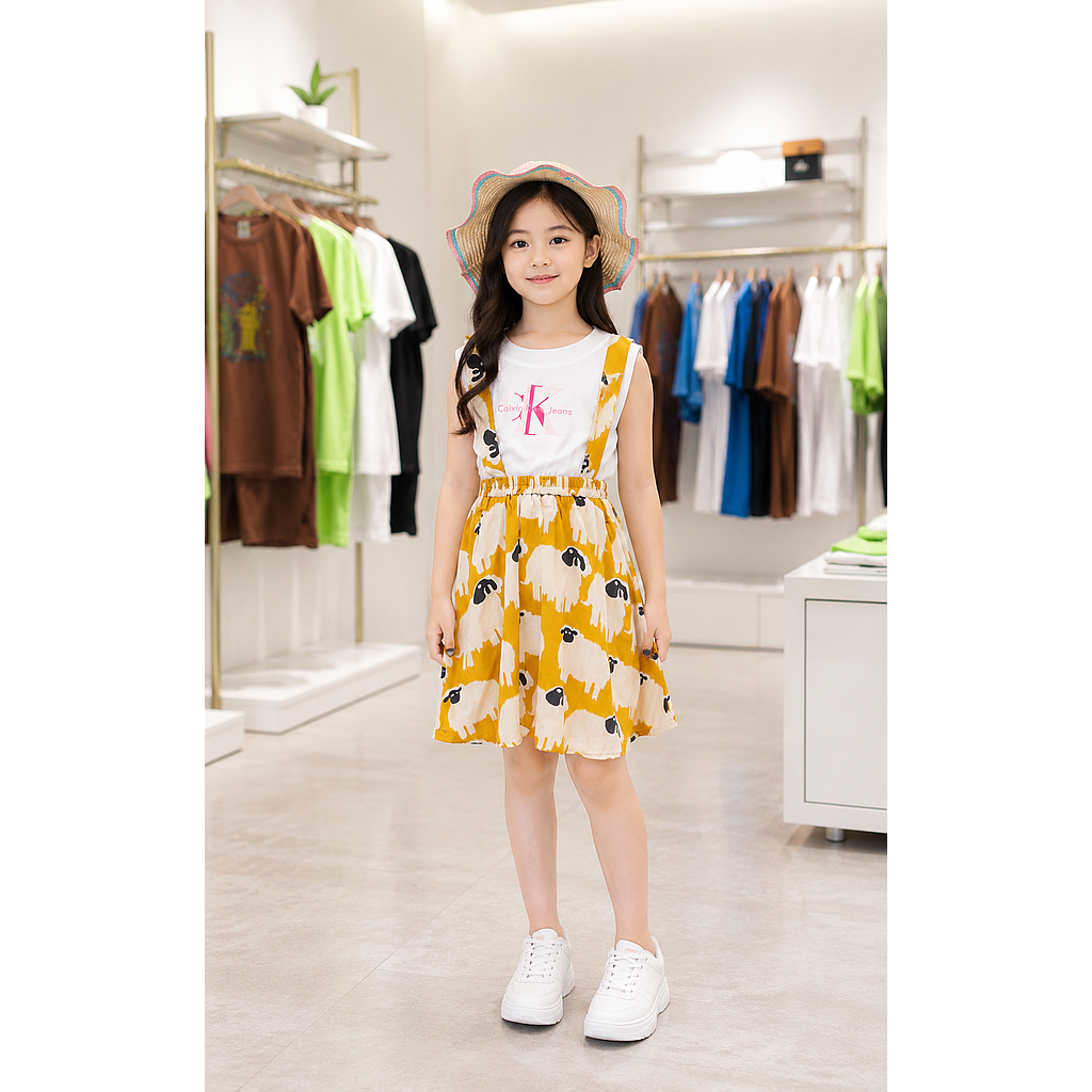 Gania sleeveless suit (DK550)
