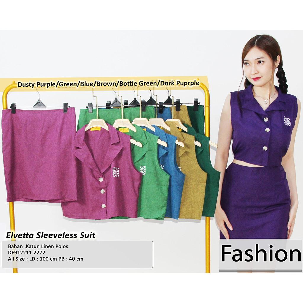 Elvetta sleeveless suit 