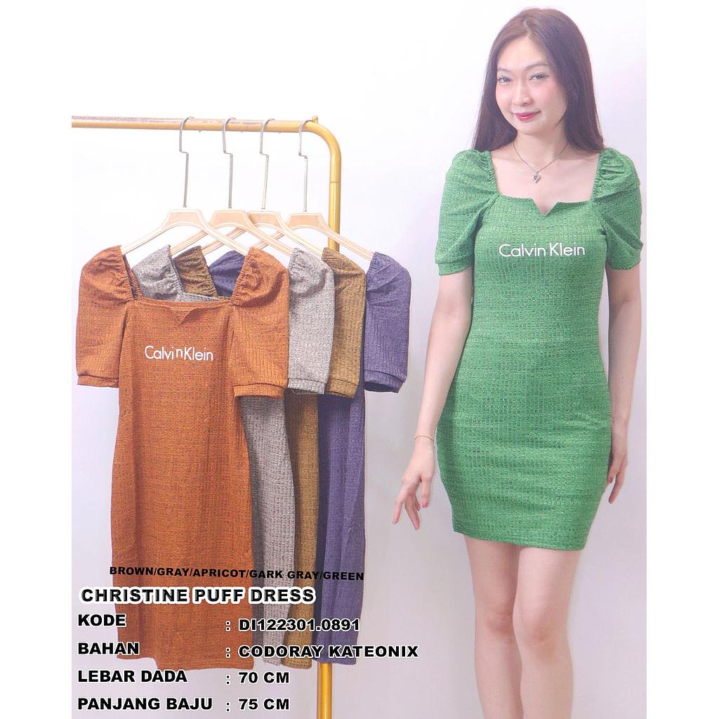 Christine puff Dress (DI089)