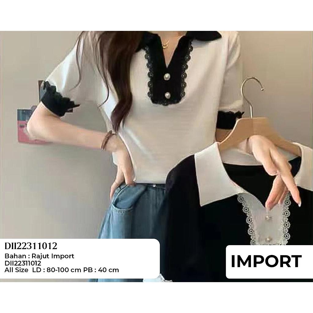 Aniska V collar Top