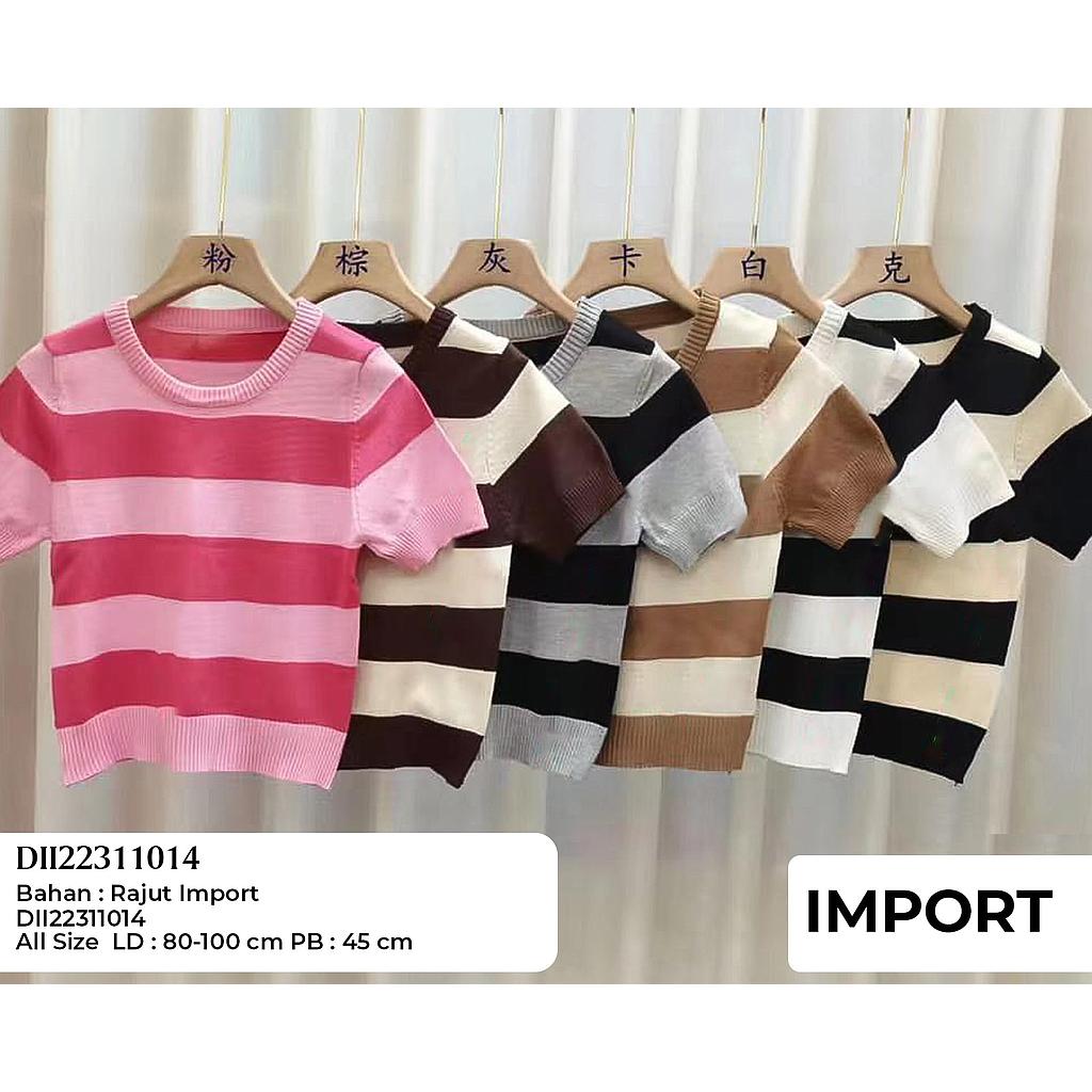 Britney short stripe Top