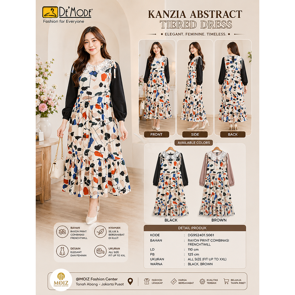 Kanzia Dress Gamis (DG506)