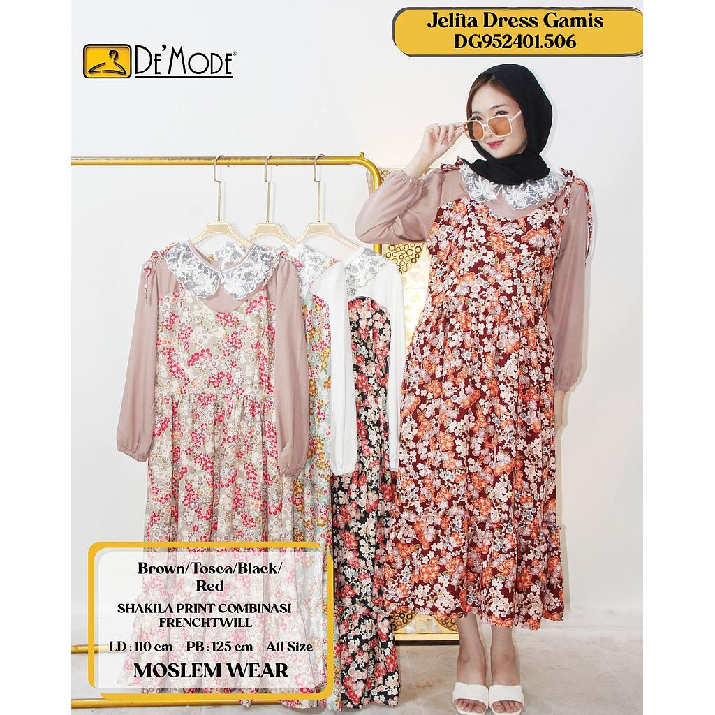 Jelita dress Gamis (DG506)