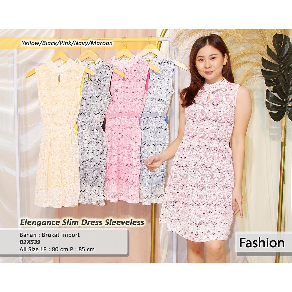 Elegance slim dress sleeveless